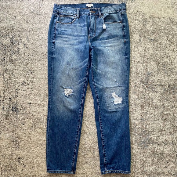 Size 28 J. Crew Distressed Boyfriend Jean - Picture 2 of 6